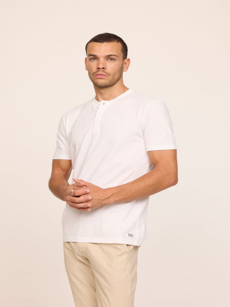 Lee Cooper - T-shirt APALO Blanc cassé Blanc - Kiabi