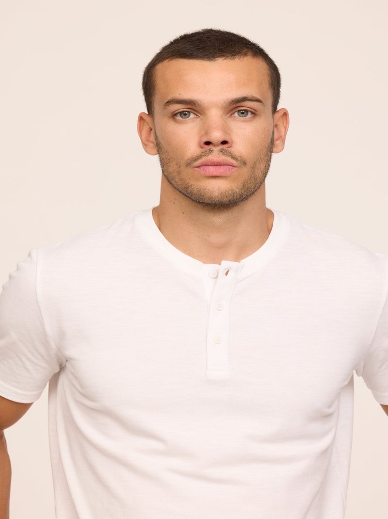 Lee Cooper - T-shirt APALO Blanc cassé Blanc - Kiabi