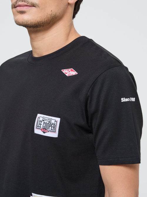 Lee Cooper - T-shirt Apropo Black - Kiabi