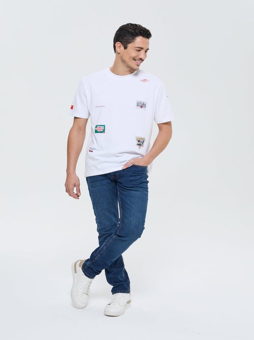 Lee Cooper - T-shirt Apropo Blanc - Kiabi