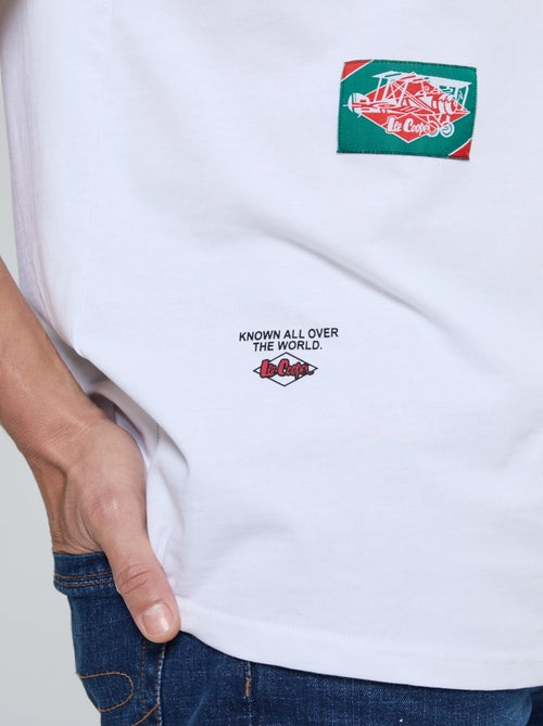 Lee Cooper - T-shirt Apropo Blanc - Kiabi