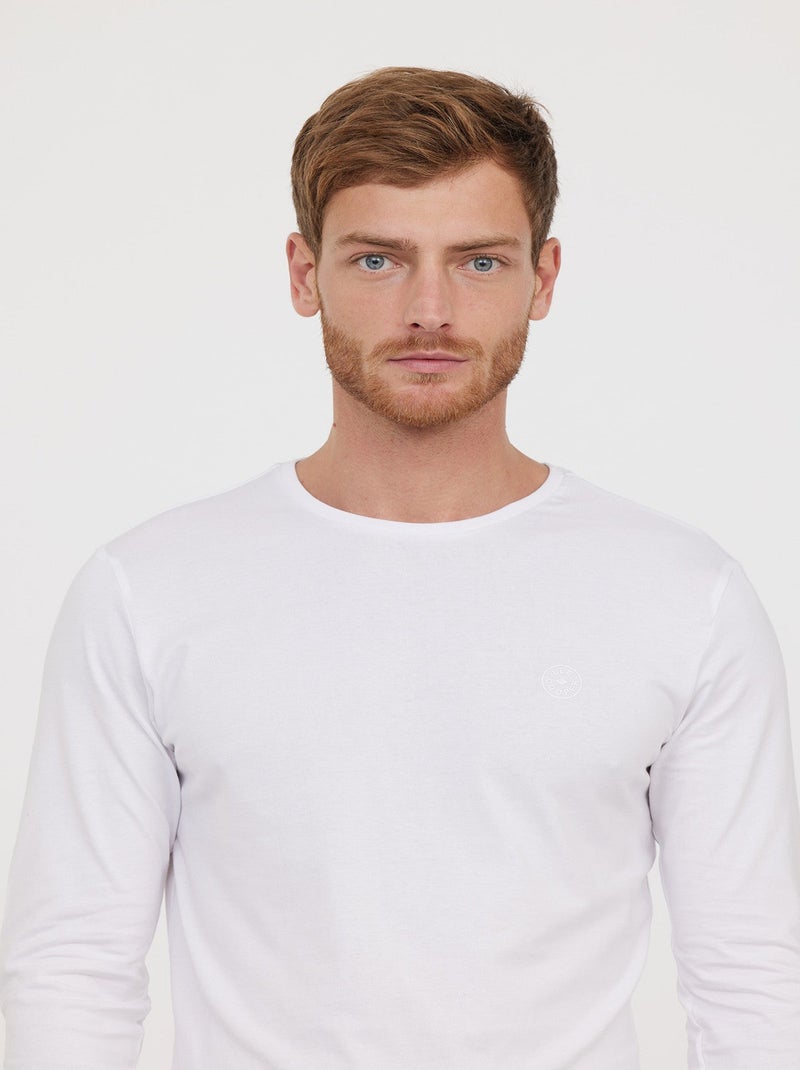 Lee Cooper - T-shirt AREO Blanc ML Blanc - Kiabi