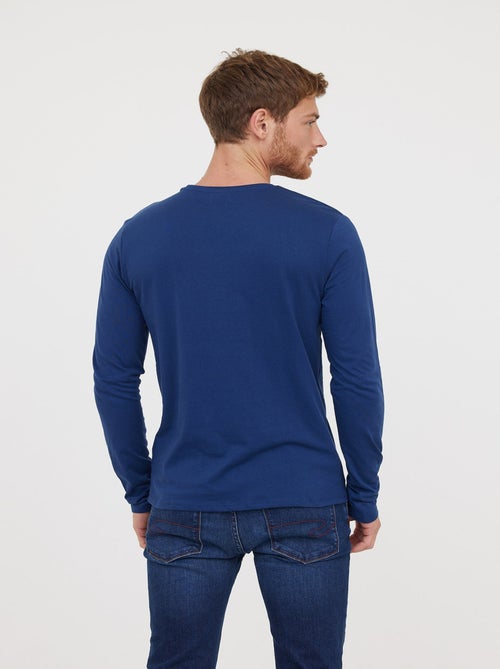 Lee Cooper - T-Shirt AREO Marine ML - Kiabi