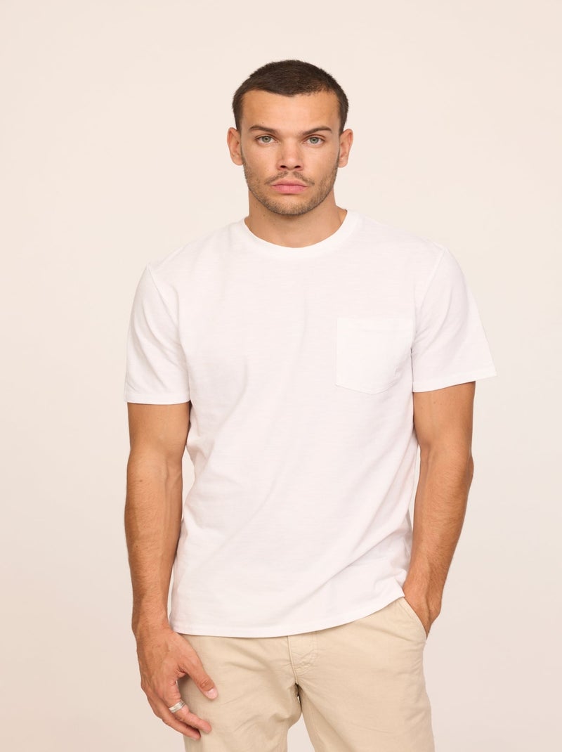 Lee Cooper - T-shirt ARICO Blanc cassé Blanc cassé - Kiabi