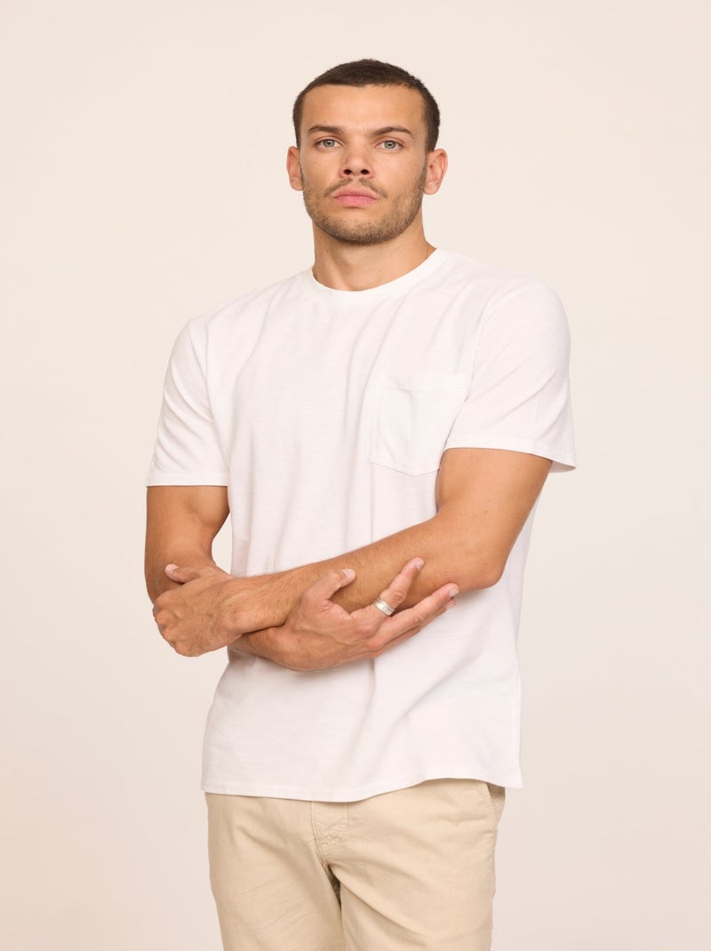 Lee Cooper - T-shirt ARICO Blanc cassé Blanc - Kiabi