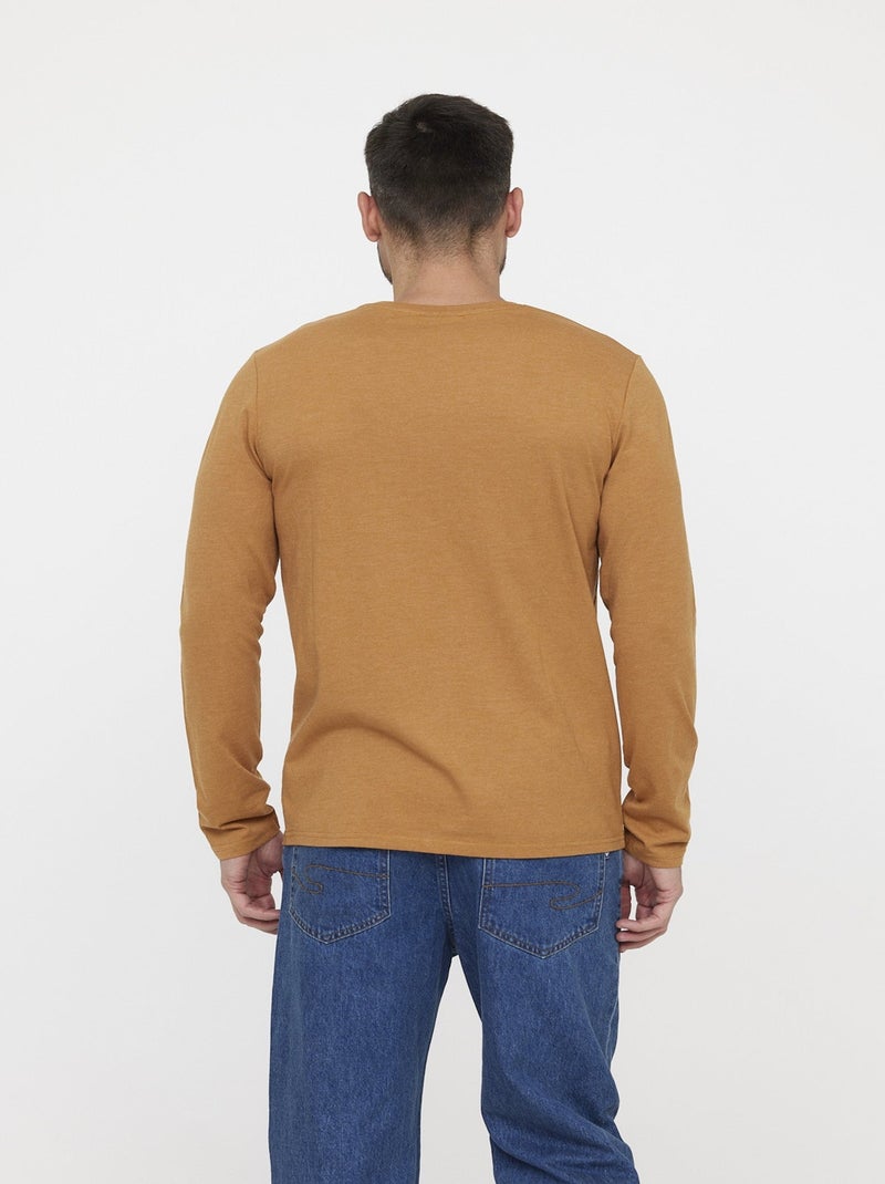 Lee Cooper - T-shirt ARIGNAL Camel Beige - Kiabi