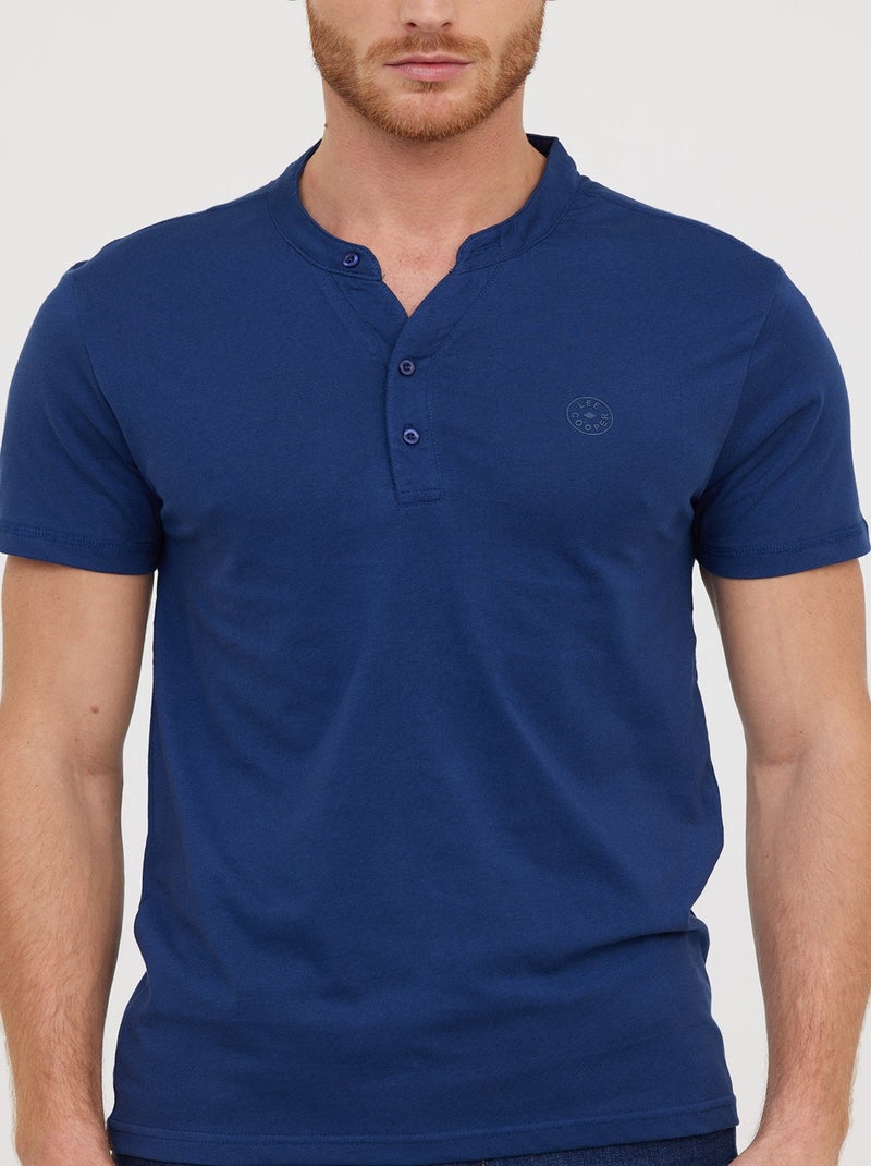 Lee Cooper - T-Shirt ASILO Marine Bleu - Kiabi