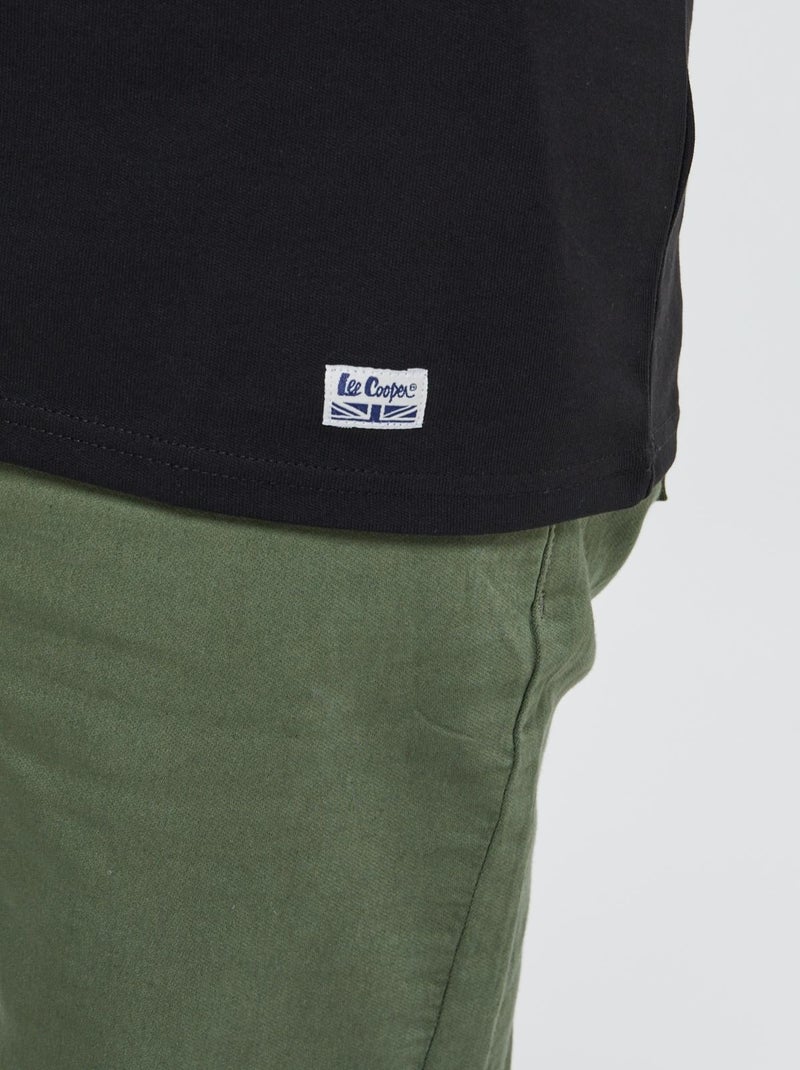 Lee Cooper - T-shirt Asiply Black Noir - Kiabi