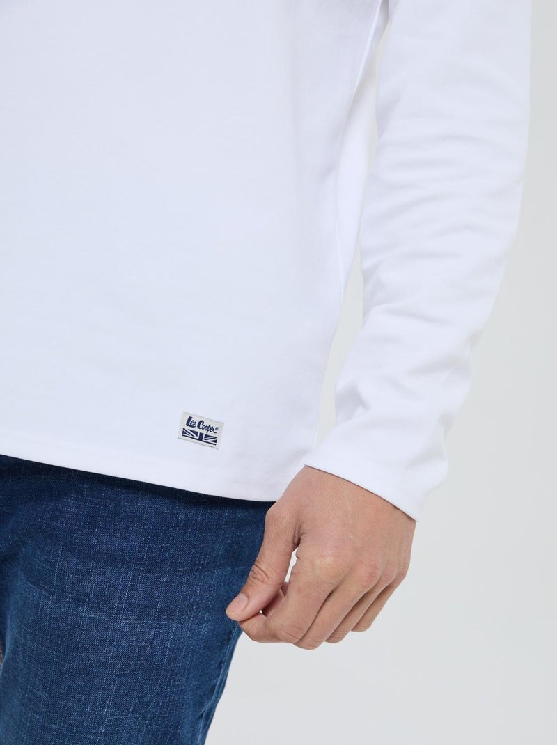 Lee Cooper - T-shirt Asiply Blanc Blanc - Kiabi