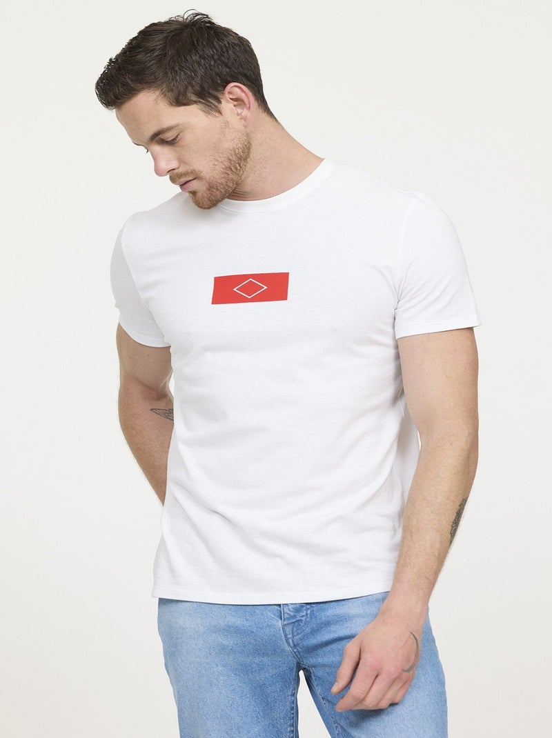 Lee Cooper - T-shirt ASOMI Blanc Blanc - Kiabi