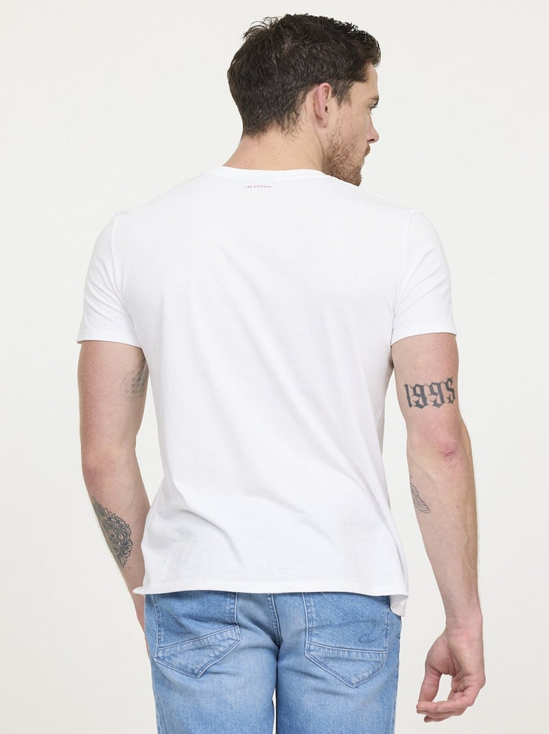 Lee Cooper - T-shirt ASOMI Blanc Blanc - Kiabi