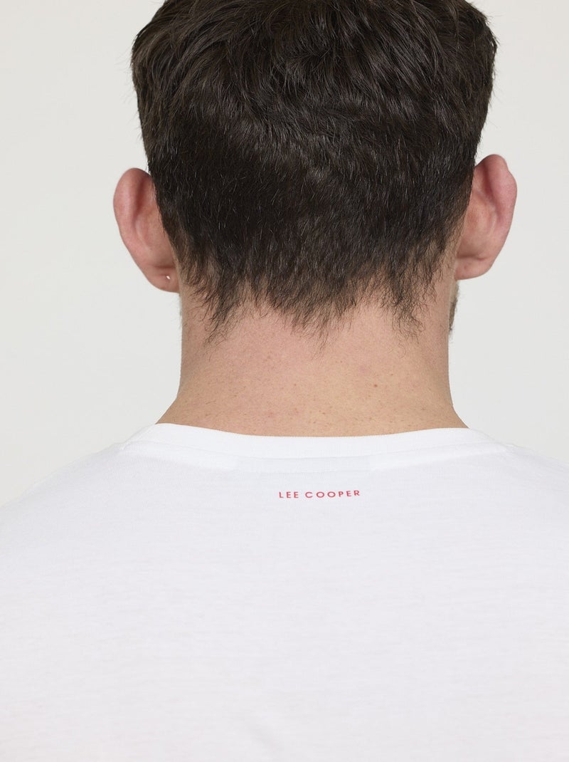 Lee Cooper - T-shirt ASOMI Blanc Blanc - Kiabi