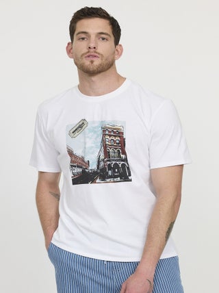 Lee Cooper - T-shirt ASOPE Blanc