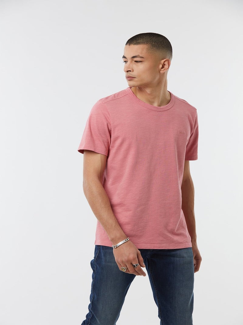 Lee Cooper - T-Shirt ASTRO Earth pink Rose - Kiabi