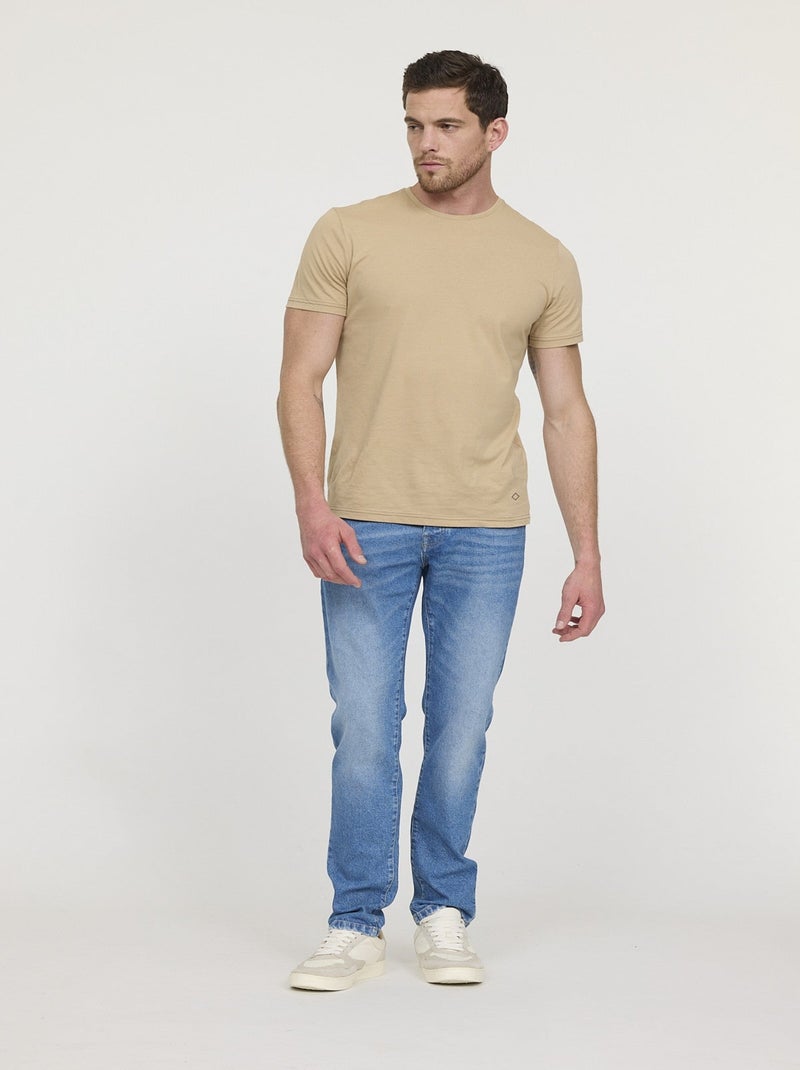 Lee Cooper - T-shirt AUBIN Beige Beige - Kiabi