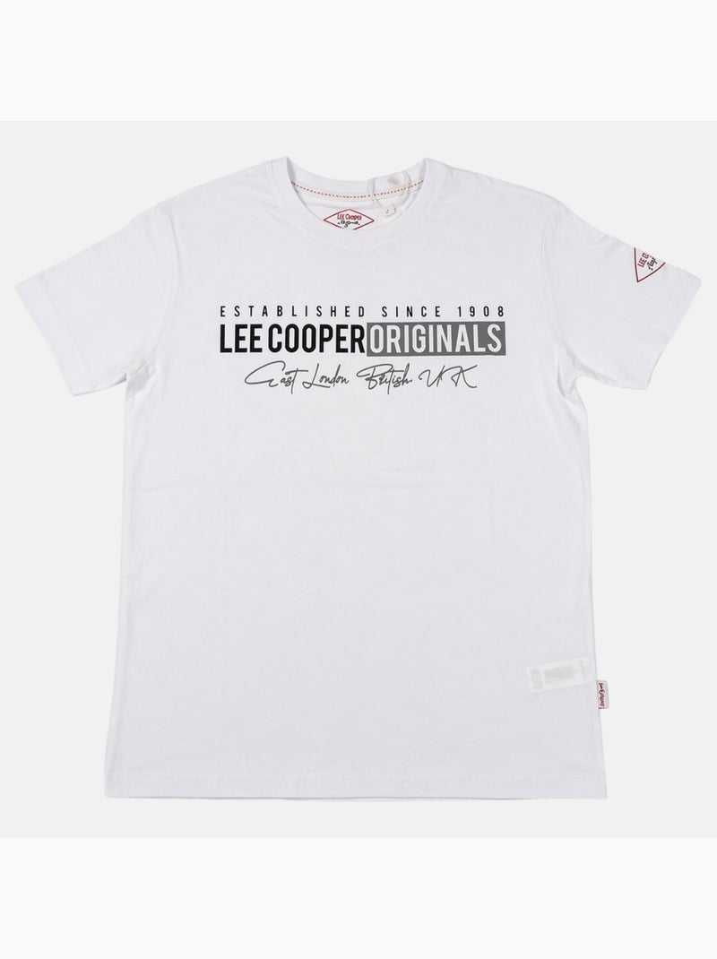Lee Cooper - T-shirt avec avec Design homme Blanc - Kiabi
