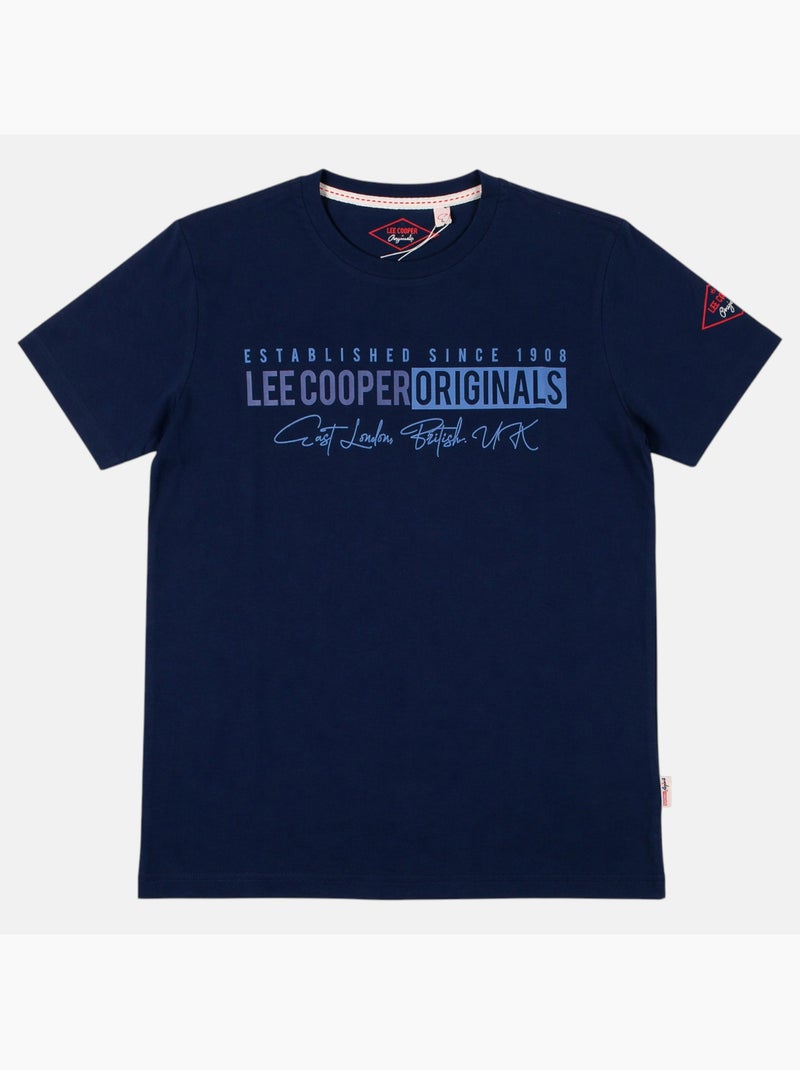 Lee Cooper - T-shirt avec avec Design homme Bleu marine - Kiabi