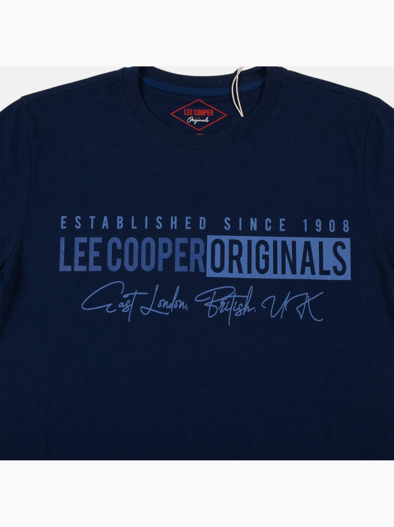 Lee Cooper - T-shirt avec avec Design homme Bleu marine - Kiabi