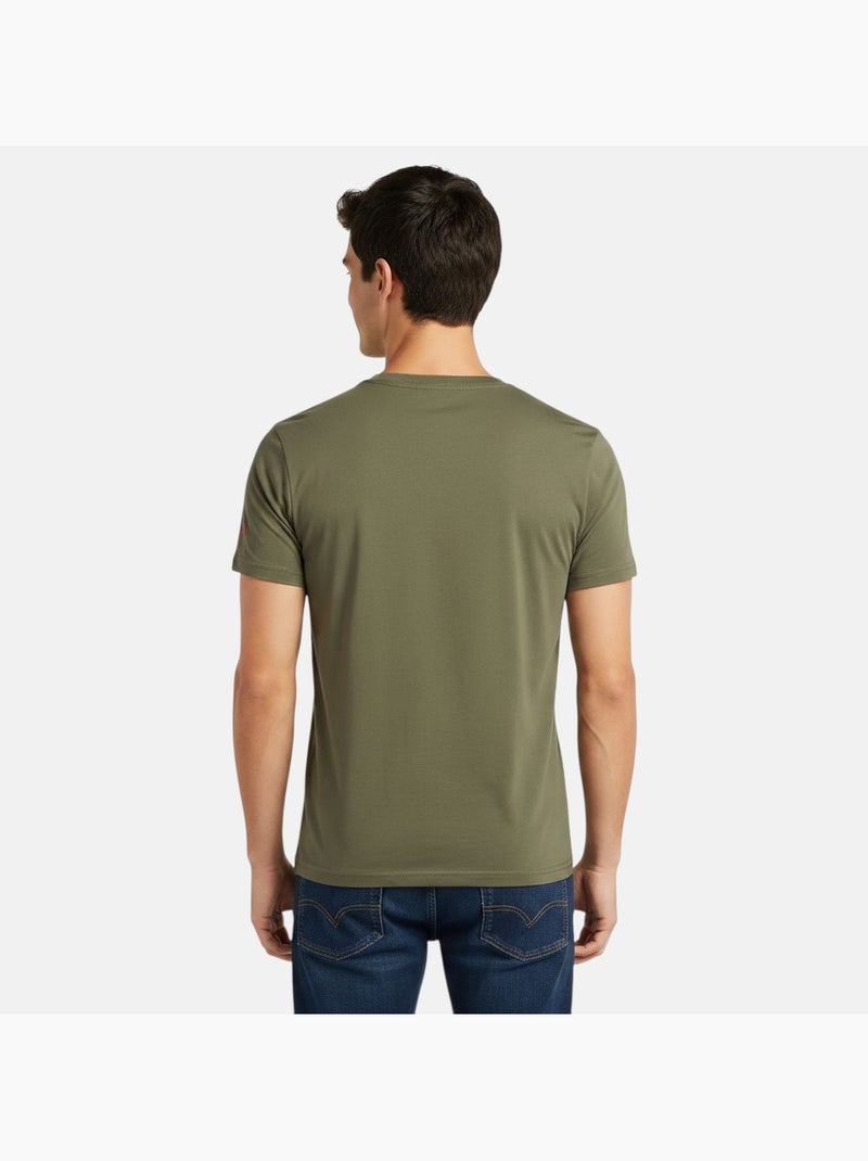 Lee Cooper - T-shirt avec avec Design homme Kaki - Kiabi