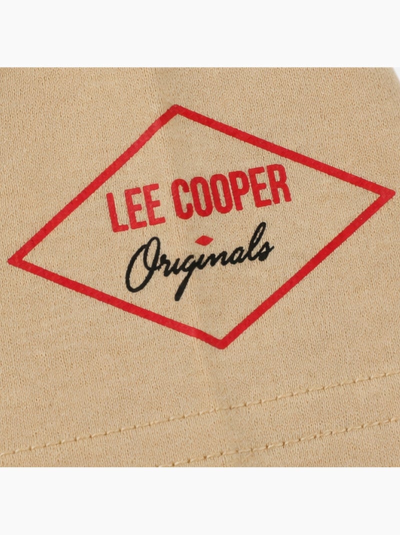 Lee Cooper - T-shirt avec avec écriture homme Beige - Kiabi
