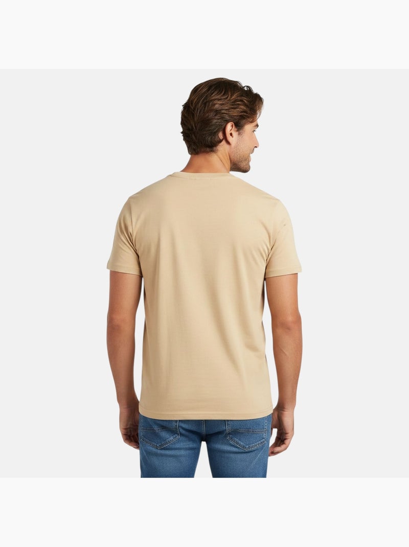 Lee Cooper - T-shirt avec avec écriture homme Beige - Kiabi