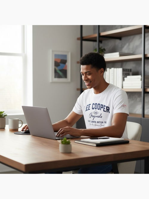 Lee Cooper - T-shirt avec avec écriture homme - Kiabi