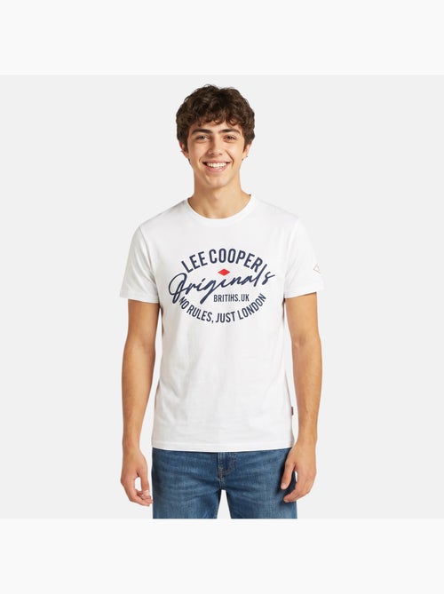Lee Cooper - T-shirt avec avec écriture homme - Kiabi