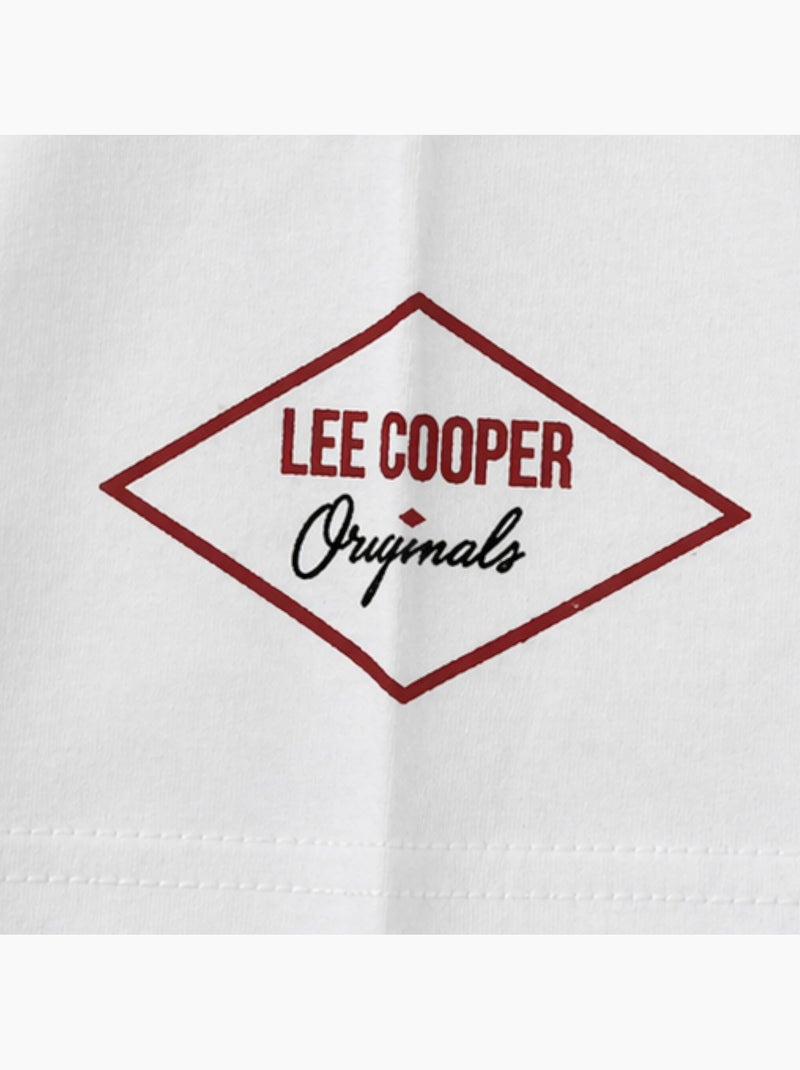 Lee Cooper - T-shirt avec avec écriture homme Blanc - Kiabi