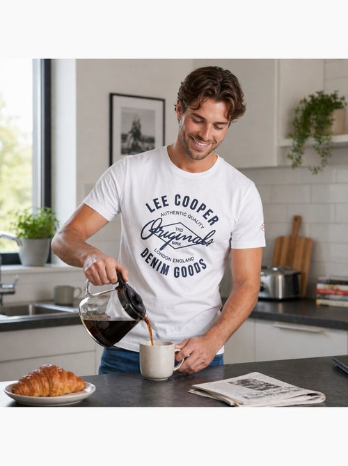 Lee Cooper - T-shirt avec avec écriture homme - Kiabi