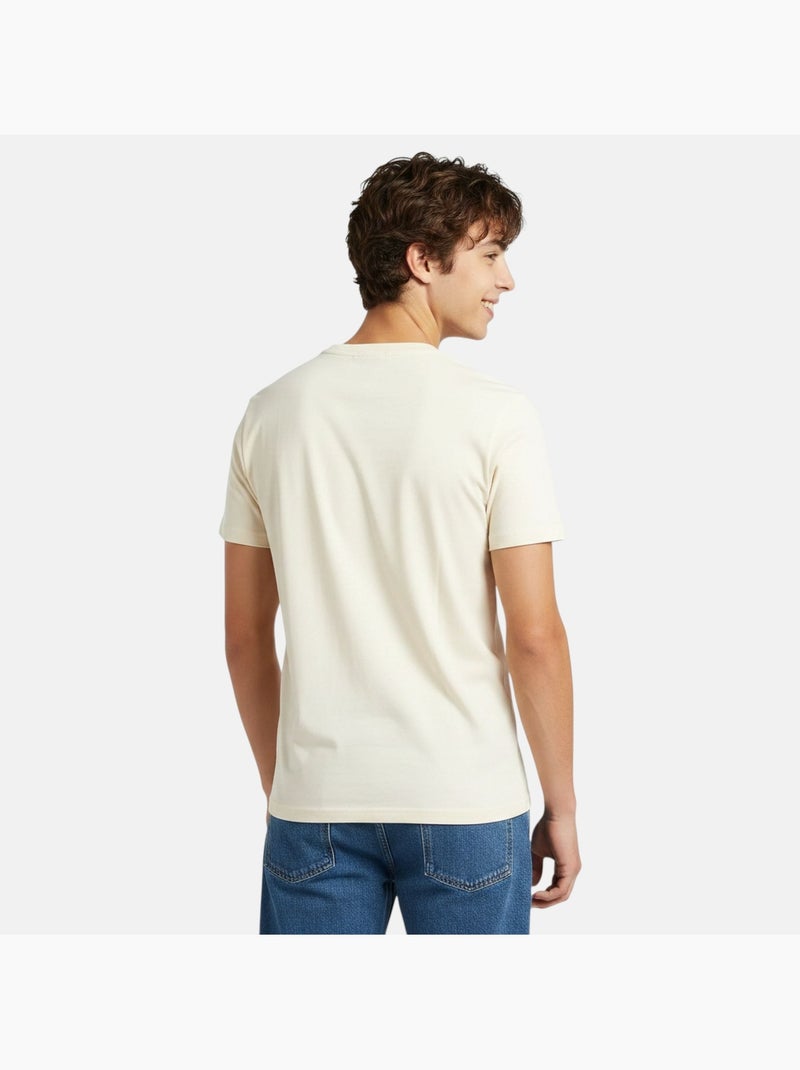Lee Cooper - T-shirt avec avec écriture homme Ecru - Kiabi