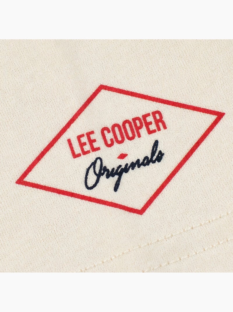 Lee Cooper - T-shirt avec avec écriture homme Ecru - Kiabi