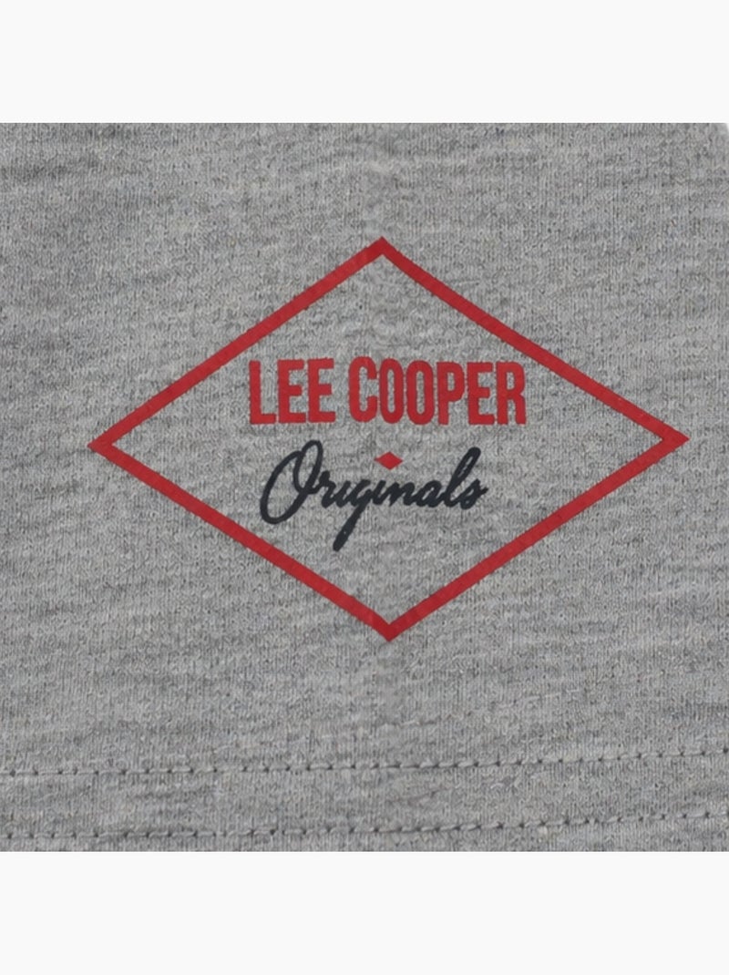 Lee Cooper - T-shirt avec avec écriture homme Gris - Kiabi