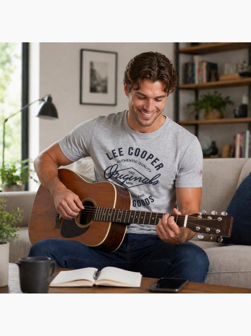 Lee Cooper - T-shirt avec avec écriture homme - Kiabi