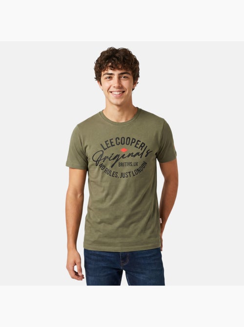 Lee Cooper - T-shirt avec avec écriture homme - Kiabi