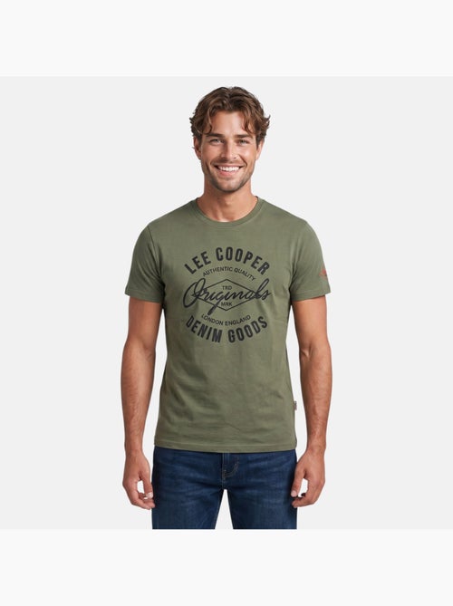 Lee Cooper - T-shirt avec avec écriture homme - Kiabi