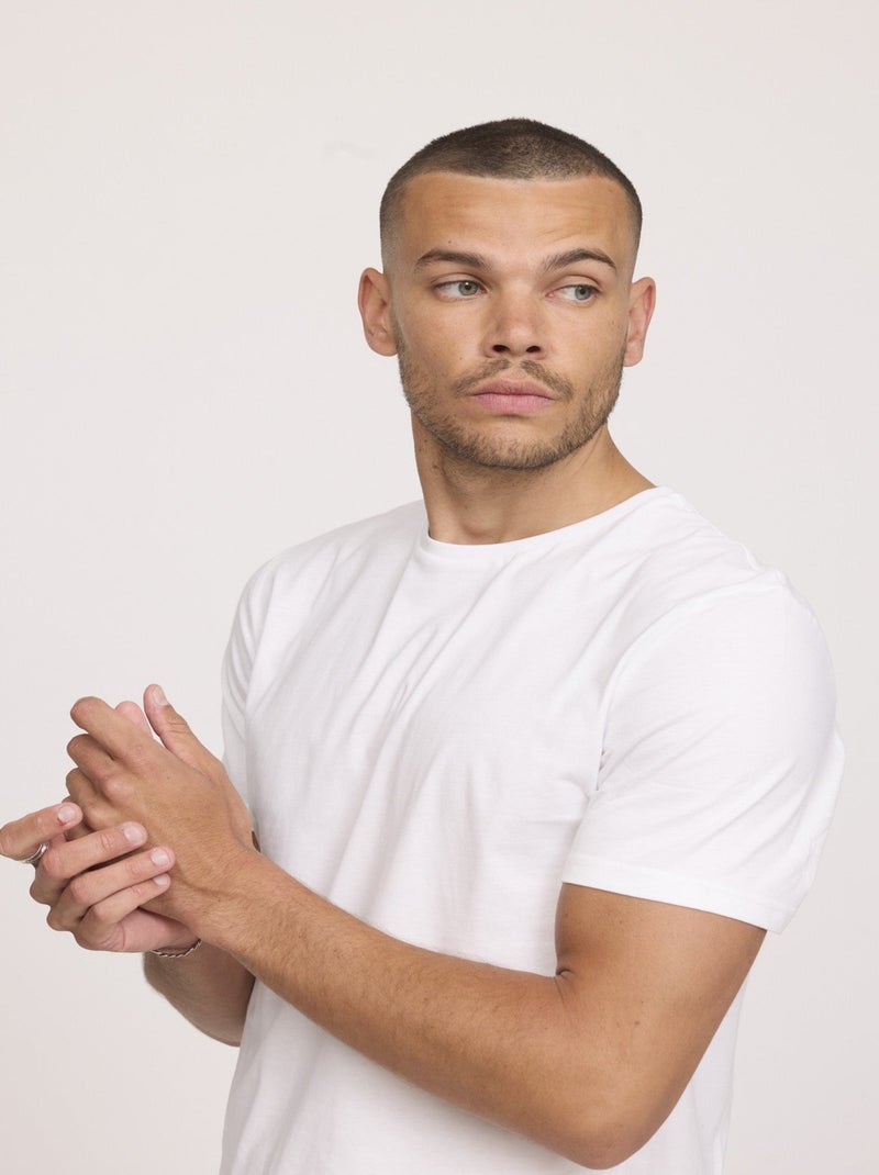 Lee Cooper - T-shirt AYLAN Blanc Blanc - Kiabi