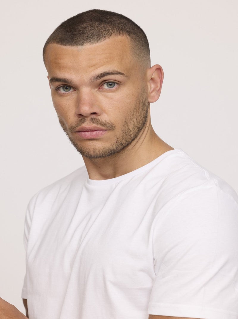 Lee Cooper - T-shirt AYLAN Blanc Blanc - Kiabi