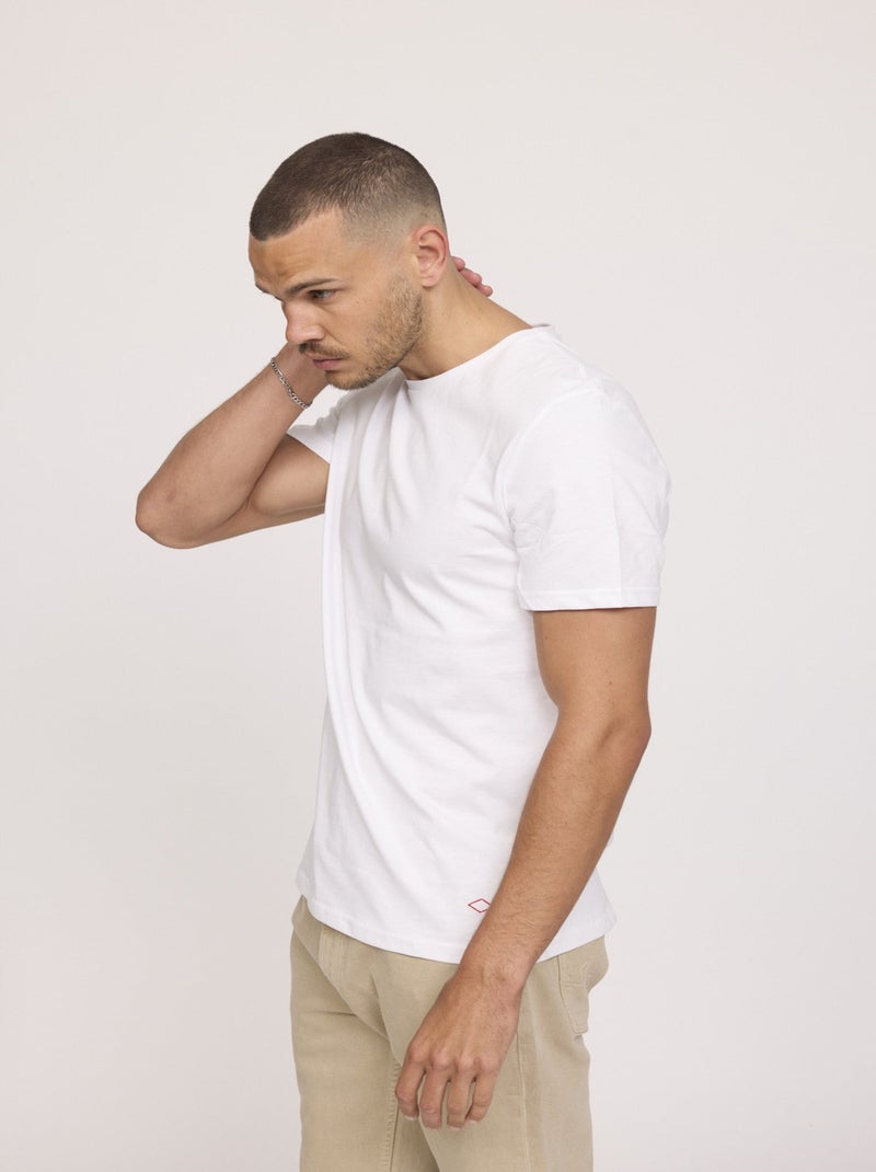 Lee Cooper - T-shirt AYLAN Blanc Blanc - Kiabi