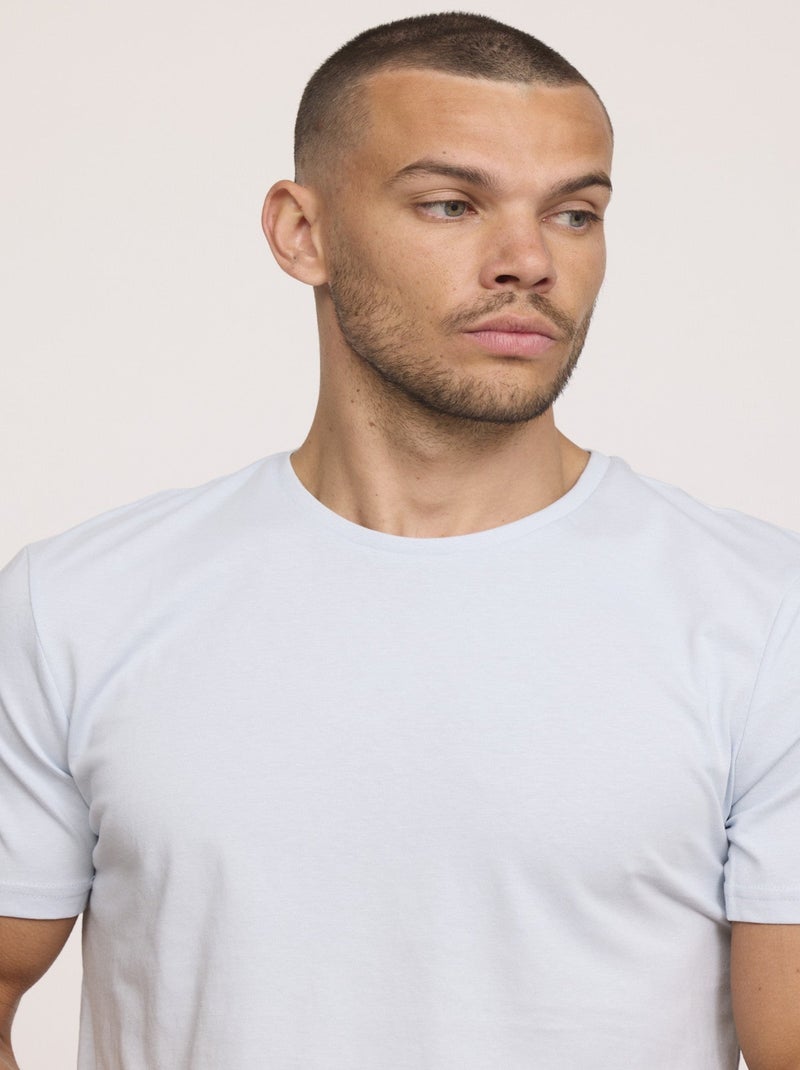 Lee Cooper - T-shirt AYLAN Gris bleu Gris froid - Kiabi