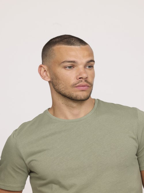 Lee Cooper - T-shirt AYLAN Kaki vert - Kiabi