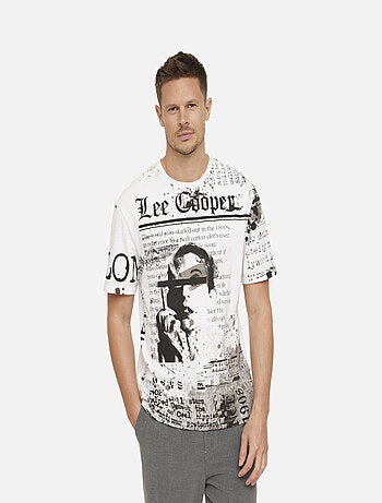 Lee Cooper - T-shirt AZIRO Blanc
