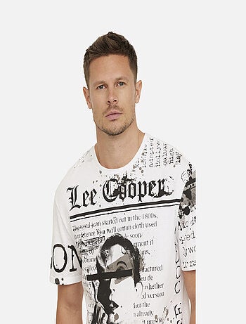 Lee Cooper - T-shirt AZIRO Blanc