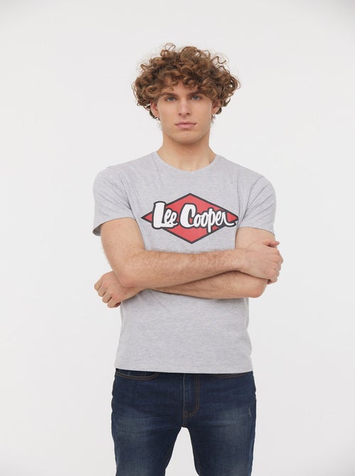 Lee Cooper - T-Shirt AZZIK Gris Chine - Kiabi