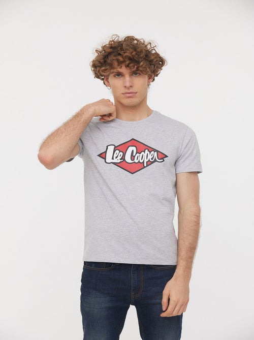Lee Cooper - T-Shirt AZZIK Gris Chine - Kiabi