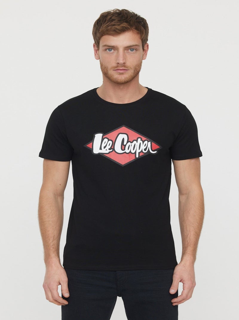 Lee Cooper - T-Shirt Azzik Noir Noir - Kiabi