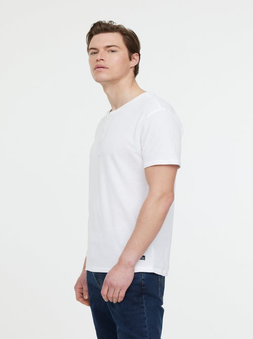 Lee Cooper - T-shirt AZZO MC Optic white - Kiabi