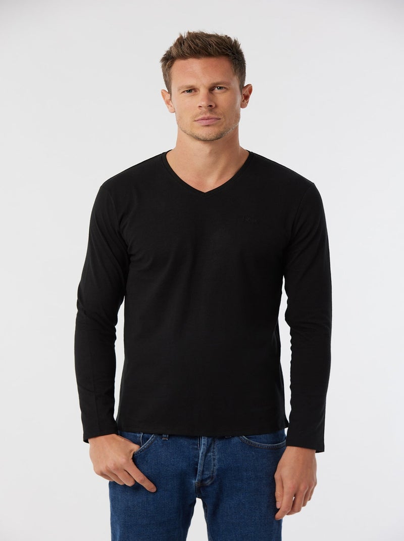 Lee Cooper - T-shirt ESSY Noir Noir - Kiabi