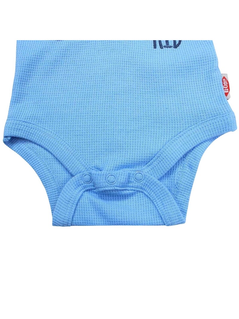 Lee Cooper - t-shirt et short avec bonnet assorti bébé Bleu - Kiabi