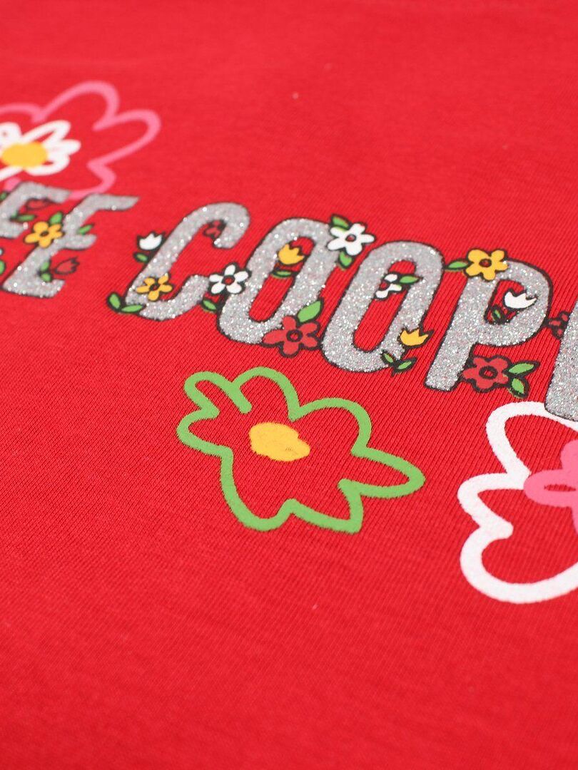 T-shirt Rossa Bambina T-shirt Lee Cooper Per Bambini E Ragazzi Comfort 732684