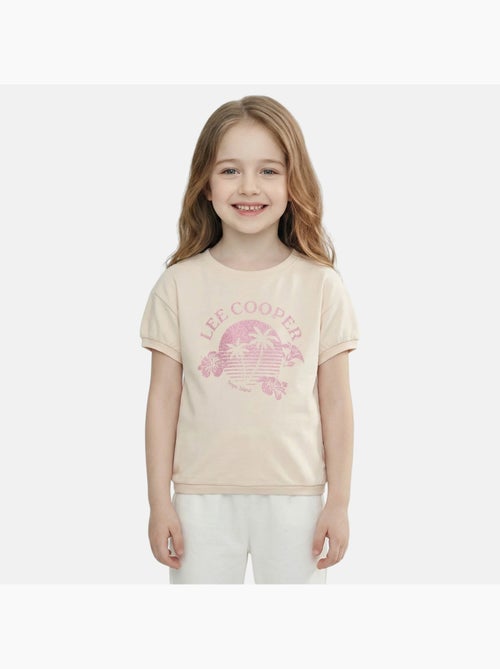 Lee Cooper - T shirt fille manches courtes - Kiabi